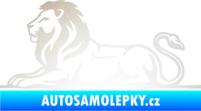 Samolepka Lev 010 levá odrazková reflexní bílá
