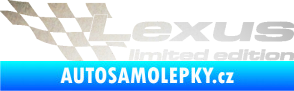 Samolepka Lexus limited edition levá odrazková reflexní bílá