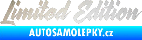 Samolepka Limited edition 003 odrazková reflexní bílá