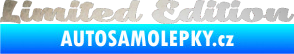 Samolepka Limited edition 005 odrazková reflexní bílá