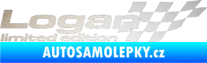 Samolepka Logan limited edition pravá odrazková reflexní bílá
