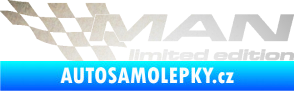 Samolepka MAN limited edition levá odrazková reflexní bílá