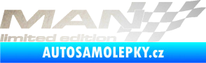 Samolepka MAN limited edition pravá odrazková reflexní bílá