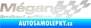 Samolepka Mégane limited edition pravá odrazková reflexní bílá