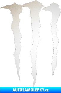 Samolepka Monster Energy 002 odrazková reflexní bílá