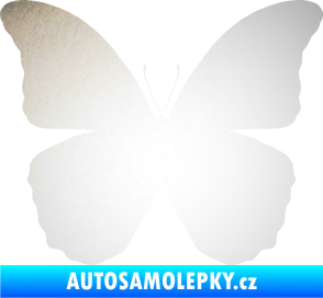 Samolepka Motýl 006 odrazková reflexní bílá