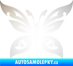 Samolepka Motýl 014 odrazková reflexní bílá