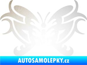 Samolepka Motýl 015 odrazková reflexní bílá