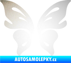 Samolepka Motýl 018 odrazková reflexní bílá