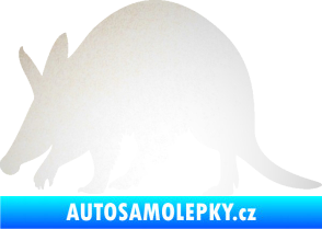 Samolepka Mravenečník 002 levá odrazková reflexní bílá