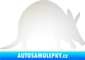 Samolepka Mravenečník 002 pravá odrazková reflexní bílá