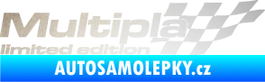 Samolepka Multipla limited edition pravá odrazková reflexní bílá