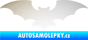 Samolepka Netopýr 007 odrazková reflexní bílá