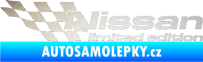 Samolepka Nissan limited edition levá odrazková reflexní bílá