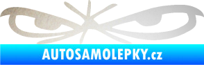 Samolepka Oči 002 levá odrazková reflexní bílá