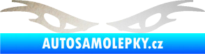 Samolepka Oči 003  odrazková reflexní bílá