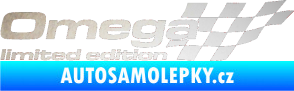 Samolepka Omega limited edition pravá odrazková reflexní bílá