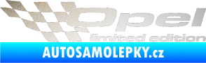 Samolepka Opel limited edition levá odrazková reflexní bílá
