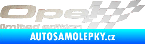 Samolepka Opel limited edition pravá odrazková reflexní bílá