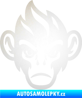 Samolepka Opičák 002 levá odrazková reflexní bílá