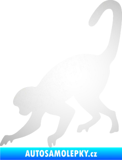 Samolepka Opice 002 levá odrazková reflexní bílá