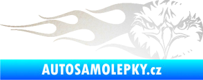Samolepka Orel 004 pravá odrazková reflexní bílá