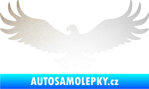 Samolepka Orel 006 levá odrazková reflexní bílá