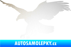 Samolepka Orel 013 levá odrazková reflexní bílá