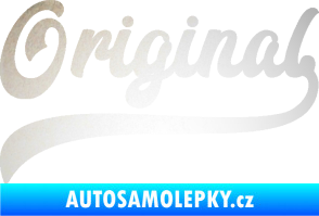 Samolepka Original nápis odrazková reflexní bílá