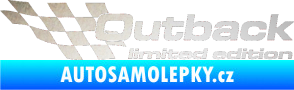 Samolepka Outback limited edition levá odrazková reflexní bílá