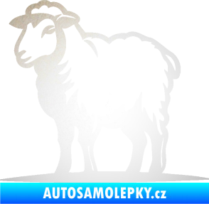 Samolepka Ovce 002 levá odrazková reflexní bílá