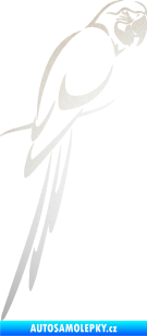 Samolepka Papoušek 005 pravá odrazková reflexní bílá