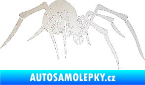 Samolepka Pavouk 002 - pravá odrazková reflexní bílá