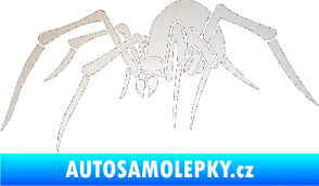 Samolepka Pavouk 002  levá odrazková reflexní bílá
