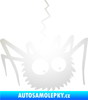 Samolepka Pavouk 020 pravá odrazková reflexní bílá