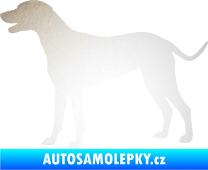 Samolepka Pes 095 levá Dalmatin odrazková reflexní bílá