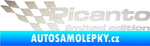 Samolepka Picanto limited edition levá odrazková reflexní bílá