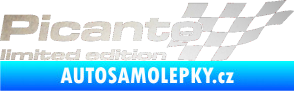 Samolepka Picanto limited edition pravá odrazková reflexní bílá