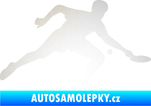Samolepka Ping pong 001 pravá odrazková reflexní bílá