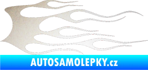 Samolepka Plameny 018 odrazková reflexní bílá