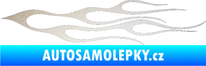Samolepka Plameny 021 odrazková reflexní bílá