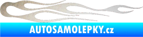 Samolepka Plameny 024 odrazková reflexní bílá