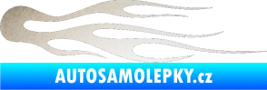 Samolepka Plameny 026 odrazková reflexní bílá