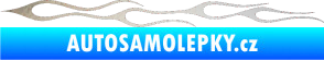 Samolepka Plameny 034 odrazková reflexní bílá