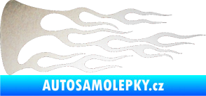 Samolepka Plameny 039 odrazková reflexní bílá