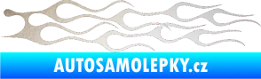 Samolepka Plameny 044 odrazková reflexní bílá