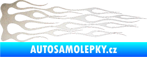 Samolepka Plameny 046 odrazková reflexní bílá