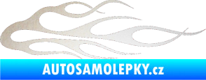 Samolepka Plameny 055 odrazková reflexní bílá