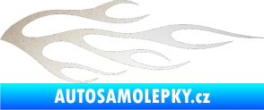 Samolepka Plameny 058 odrazková reflexní bílá