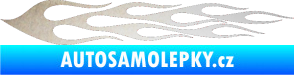 Samolepka Plameny 061 odrazková reflexní bílá